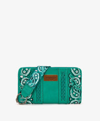 Wrangler western paisley wristlet in TQ