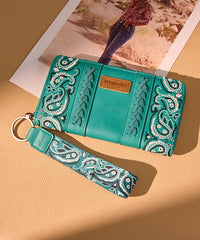 Wrangler western paisley wristlet in TQ