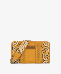 Wrangler western paisley wristlet in YL
