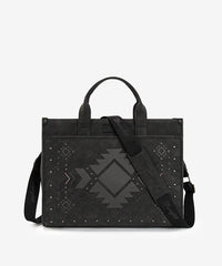 Wrangler Aztec Studded Tote Bag Set
