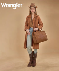 Wrangler Aztec Studded Tote Bag Set