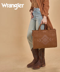 Wrangler Aztec Studded Tote Bag Set