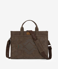 Wrangler Aztec Studded Tote Bag Set