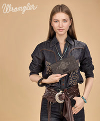 Wrangler Aztec Studded Tote Bag Set