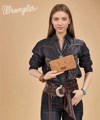 Wrangler Aztec Studded Tote Bag Set