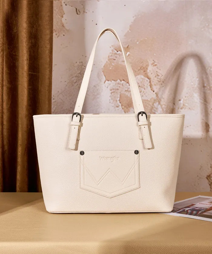 Wrangler Stitch Tote Bag in BG