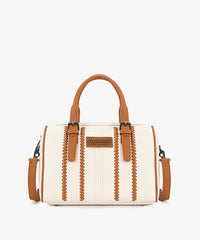 Wrangler Stitch Boston Tote Bag in BG-BR