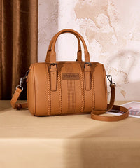 Wrangler Stitch Boston Tote Bag in BR