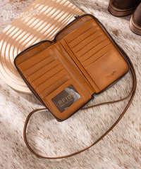 Wrangler Whipstitch Crossbody Cell Phone Purse