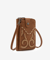 Wrangler Whipstitch Crossbody Cell Phone Purse