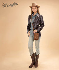 Wrangler Whipstitch Crossbody Cell Phone Purse