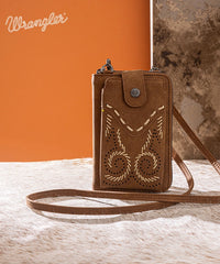 Wrangler Whipstitch Crossbody Cell Phone Purse