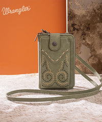 Wrangler Whipstitch Crossbody Cell Phone Purse