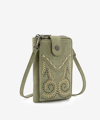 Wrangler Whipstitch Crossbody Cell Phone Purse