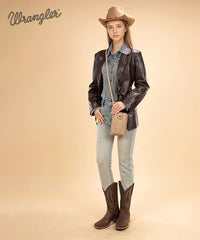 Wrangler Whipstitch Crossbody Cell Phone Purse