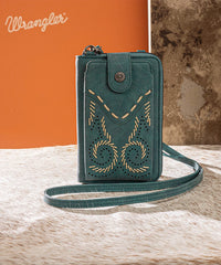 Wrangler Whipstitch Crossbody Cell Phone Purse