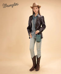 Wrangler Whipstitch Crossbody Cell Phone Purse