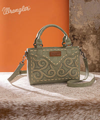 Wrangler Western Embroidered Tote Bag