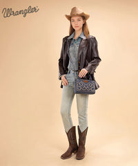 Wrangler Western Embroidered Tote Bag