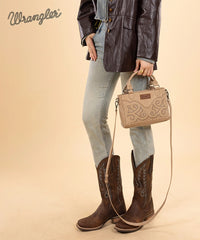 Wrangler Western Embroidered Tote Bag
