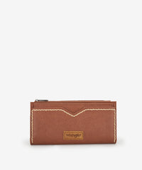 Wrangler Western Zip Stitch Wallet