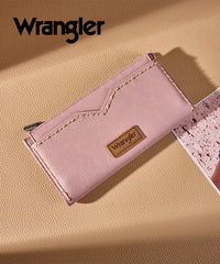 Wrangler Western Zip Stitch Wallet