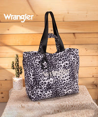 Wrangler Leopard Print Tote Bag