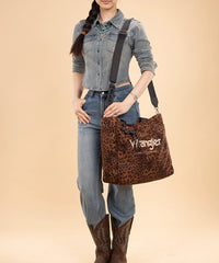 Wrangler Leopard Print Tote Bag