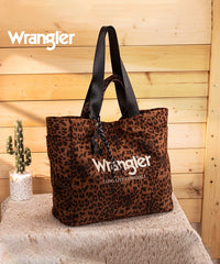 Wrangler Leopard Print Tote Bag