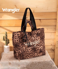 Wrangler Leopard Print Tote Bag