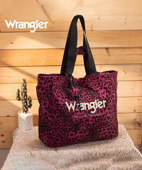 Wrangler Leopard Print Tote Bag