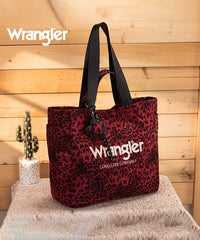 Wrangler Leopard Print Tote Bag