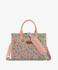 Wrangler Leopard Print Tote Handbag in PK