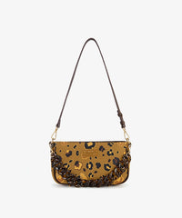 Wrangler Fierce Leopard Print Shoulder Bag in CF