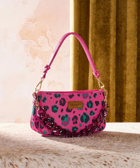 Wrangler Fierce Leopard Print Shoulder Bag in HPK