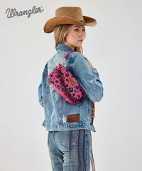 Wrangler Fierce Leopard Print Shoulder Bag in HPK