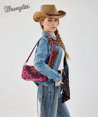 Wrangler Fierce Leopard Print Shoulder Bag in HPK