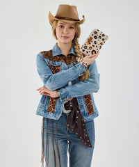 Wrangler Leopard Print Wallet in BG