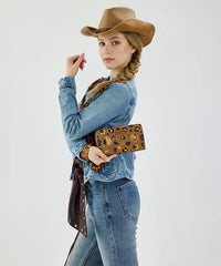 Wrangler Leopard Print Wallet in CF