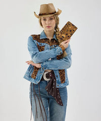Wrangler Leopard Print Wallet in CF
