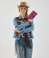Wrangler Leopard Print Wallet in HPK
