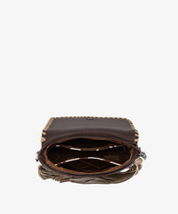 Wrangler cow print flap crossbody bag CF