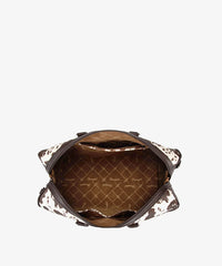 Wrangler cow-print weekender duffel bag in CF
