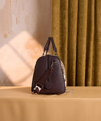 Wrangler cow-print weekender duffel bag in CF