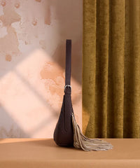 Wrangler Cow-Print Fringe Hobo Bag in CF