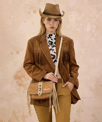 Wrangler Western Fringe Shoulder Bag
