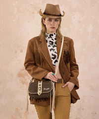 Wrangler Western Fringe Shoulder Bag