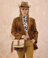 Wrangler Western Fringe Shoulder Bag