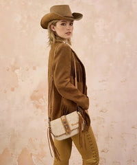Wrangler Western Fringe Shoulder Bag