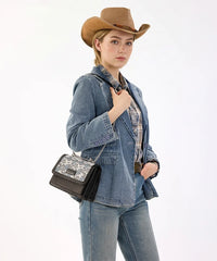 Wrangler Floral Chain Shoulder Bag